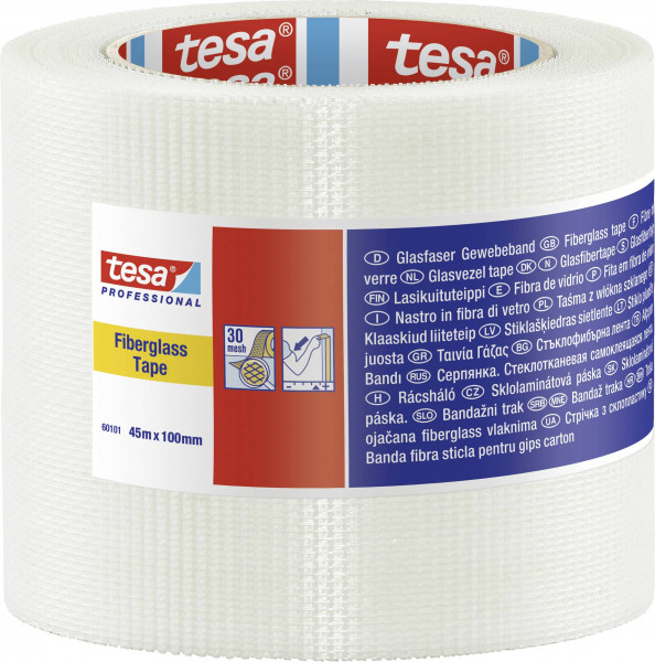 tesa Professional Glasfaser Gewebeband 45m x 100mm