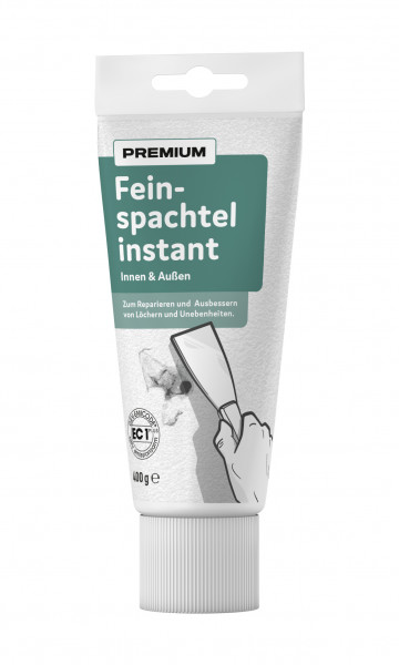 Feinspachtel, instant, Innen & Außen, Hellgraun 0,4 kg
