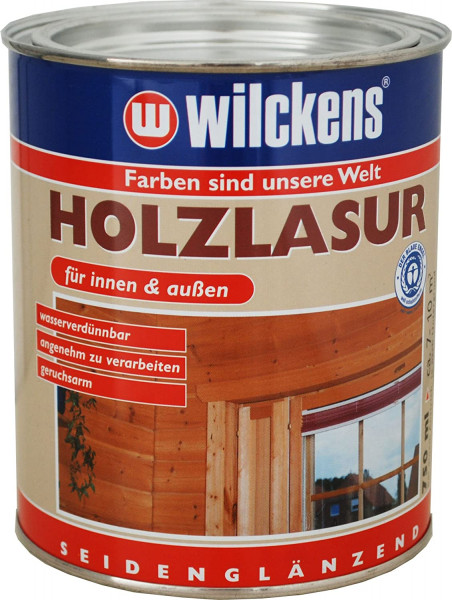 Wilckens Holzlasur LF Silbergrau, seidenglänzend 2,5 l