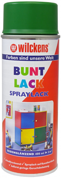 Wilckens Lackspray RAL 6002 seidengl, Laubgrün 0,4 l