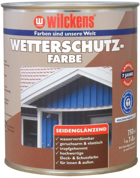 Wilckens Wetterschutzfarbe, RAL 7016, Anthrazitgrau 0,75 l