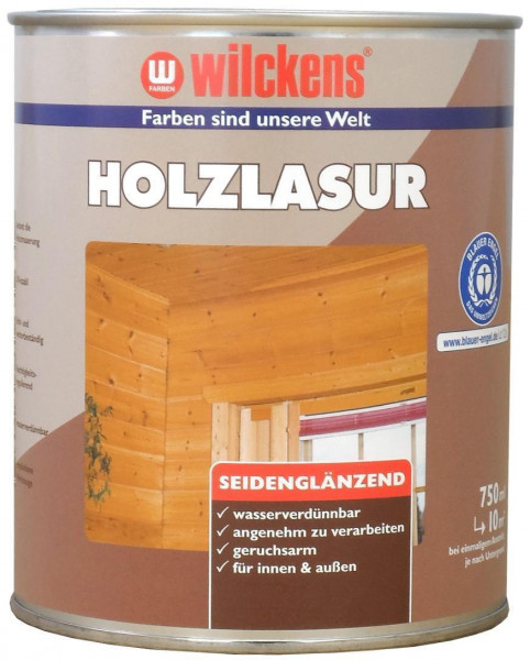 Wilckens Holzlasur LF Weiß, seidenglänzend 0,75 l