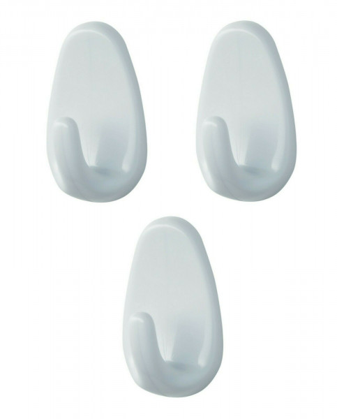 Haceka Uno Wandhaken Oval 3er Set