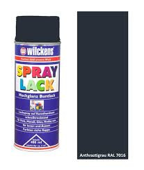 Wilckens Spray Lack Hochglanz, RAL 7016, Anthrazitgrau 0,4 l