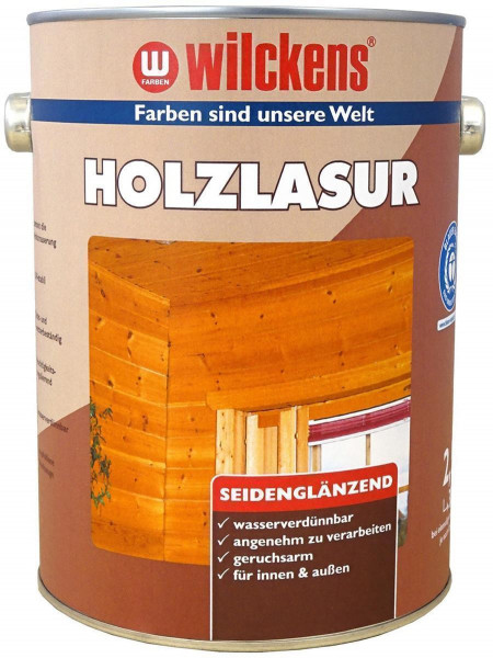 Wilckens Holzlasur LF Anthrazit, seidenglänzend 2,5 l