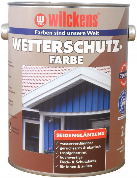 Wilckens Wetterschutzfarbe, RAL 5014, Taubenblau 2,5 l