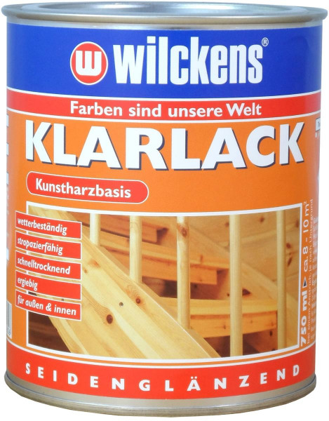 Wilckens Klarlack seidenglänzend 0,75 l