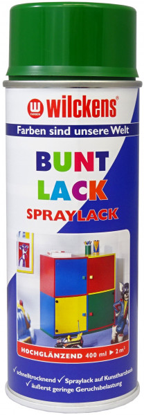 Wilckens Spray Lack Hochglanz, RAL 6002, Laubgrün 0,4 l