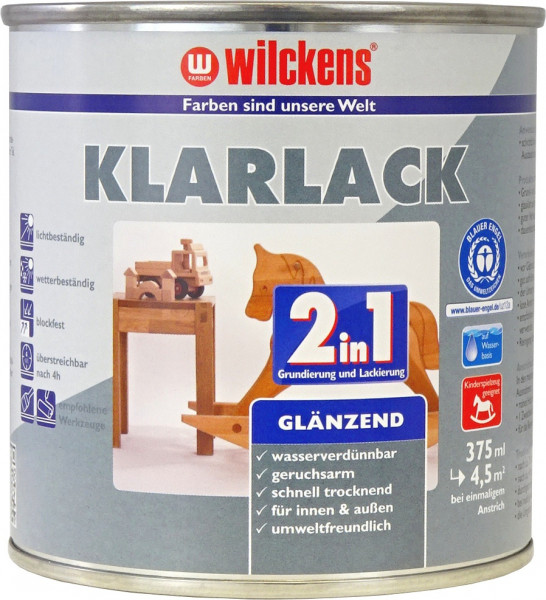 Wilckens Klarlack 2in1 glänzend 0,375 l