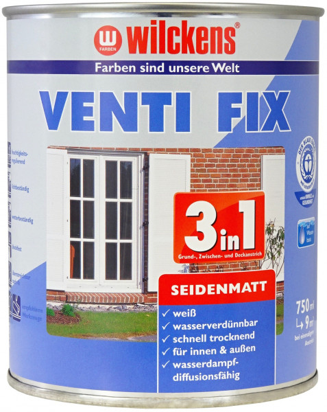 Wilckens Venti Fix 3in1 Weiß, seidenmatt 0,75 l