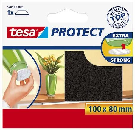 tesa Protect Filzgleiter 100mm x 80mm braun