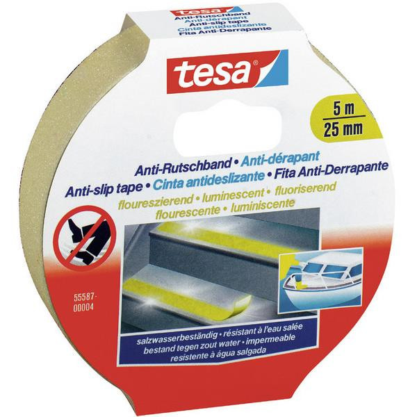 tesa Anti-Rutschband floureszierend 5m x 25mm