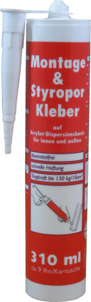 Montage & Styropor Kleber 310 ml