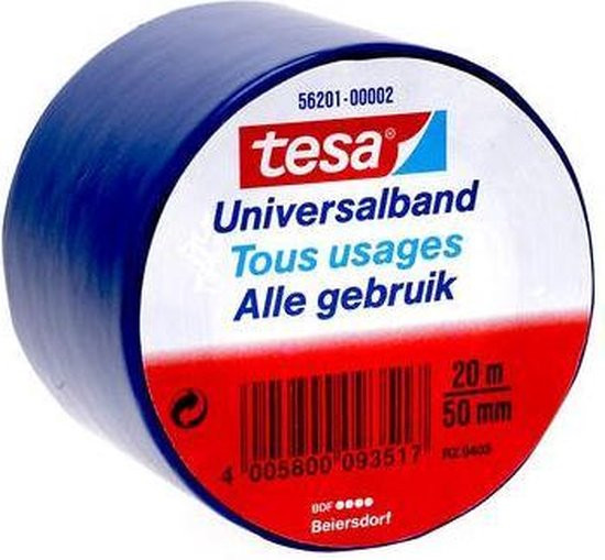 tesa Universalband 20m x 50mm blau