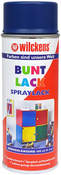 Wilckens Lackspray RAL 5003 seidengl, Saphirblau 0,4l