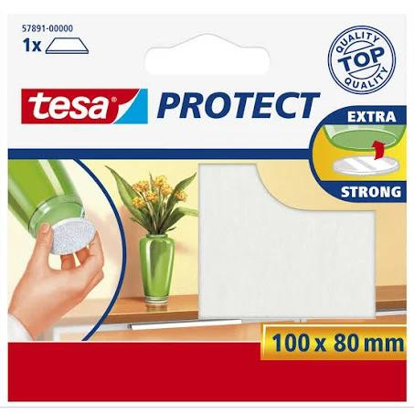 tesa Protect Filzgleiter 100mm x 80mm weiß